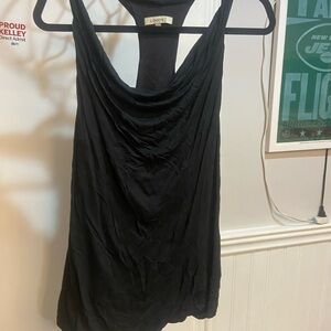 a.n.a Elegant Black Tank Top